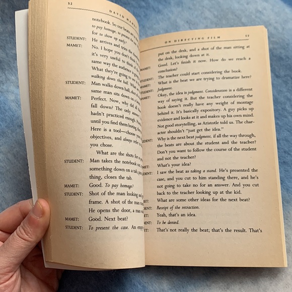 DAVID MAMET: On Directing Film - 107 pages - Book English - Picture 5 of 5